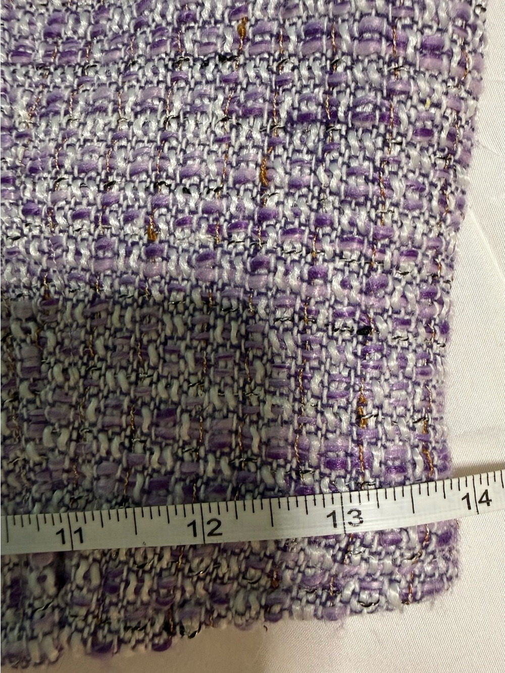 Steve Madden Lavender Tweed Crop Top NWT Small Square Neck Sleeveless - Picture 10 of 10